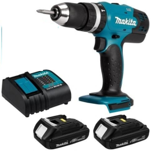 Máy khoan búa, vặn vít dùng pin Makita DHP453SYE (kèm 2 pin 1.5Ah   sạc)