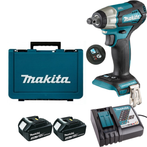 Máy siết bu lông dùng pin Makita DTW181RFE (kèm 2 pin 3.0AH   sạc nhanh)