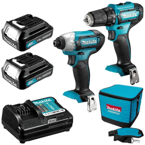 Bộ sản phẩm Máy đa năng, Máy khoan, Vặn vít dùng pin Makita CLX225SX1