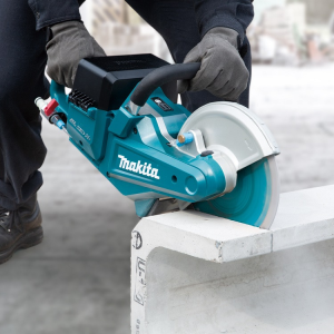 Máy cắt bê tông dùng pin Makita DCE090T2X2 (Sạc nhanh(DC18RC), 2 pin 5.0Ah(BL1850B))