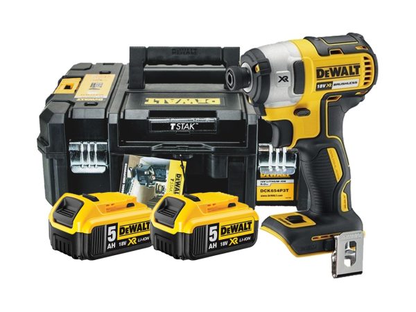 Combo máy Dewalt 12V DCD701 + DCF601 + 2pin 2Ah + sạc DCB112
