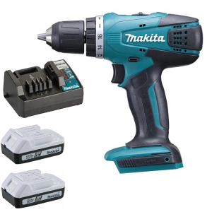 Máy khoan và vặn vít dùng pin Makita DF347D001 (Sạc tiết kiệm(DC18WB), 2 pin 1.5Ah(BL1415G) )