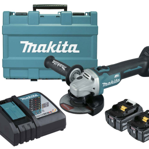 Máy mài dùng pin Makita DGA506RTE (125mm) (Sạc nhanh(DC18RC), 2 pin 5.0Ah(BL1850B))