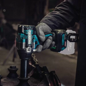 Máy siết bu lông dùng pin Makita DTW1001JX2 (19MM/DÂY ĐEO/ Sạc nhanh(DC18RC), 2 pin 5.0Ah (1850B))