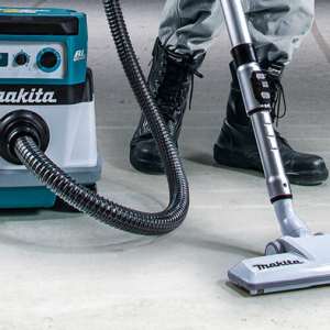 Máy hút bụi dùng pin và điện Makita DVC155LZX2 (ƯỚT & KHÔ)(18Vx2)(thân máy)