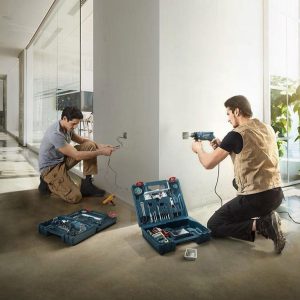 Máy khoan động lực Bosch GSB 550 (bộ set valy 100 món phụ kiện)