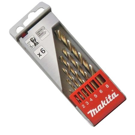 Bộ mũi khoan kim loại Makita D-57168	HSS-CO ( 6PCS 2,3,4,5,6,8MM)