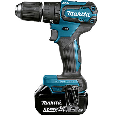 Máy khoan búa, vặn vít dùng pin Makita DHP483RFE (kèm 2 pin 3.0AH   sạc nhanh)