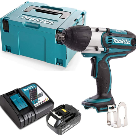 Máy siết bu lông dùng pin Makita DTW450RME (kèm 2 pin 4.0   sạc nhanh)