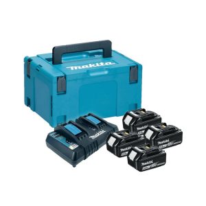 Bộ pin sạc Makita MKP3PT184 (BL1850B*4/DC18RD) 197626-8