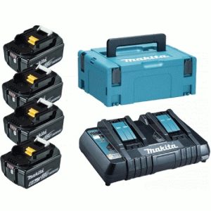 Bộ pin sạc Makita MKP3PG184(BL1860*4/DC18RC) 198091-4
