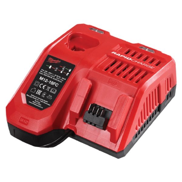 Sạc pin nhanh 18V,12V  Milwaukee M12-18FC