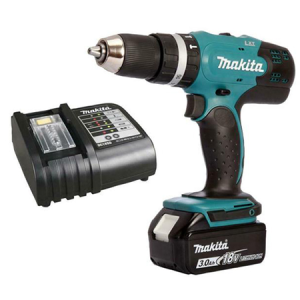 Máy khoan búa, vặn vít dùng pin Makita DHP453SFX8 (1 sac   1 pin 3.0)