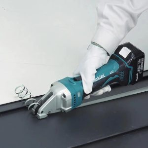 Máy cắt kim loại thẳng dùng pin Makita DJS161RFE (kèm 2 pin 3.0AH + sạc nhanh)