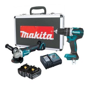 BỘ SẢN PHẨM(DHP484＋DGA408) MAKITA DLX2215TX2