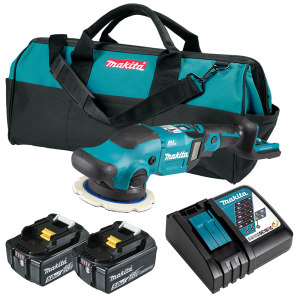 Máy đánh bóng quỹ đạo tròn Makita DPO500RTE (kèm 2pin 5.0Ah   sạc nhanh)