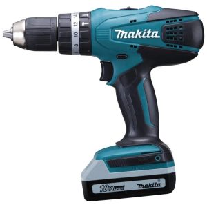 Máy khoan búa, vặn vít dùng pin Makita HP457DWE10 (74 PHỤ KIỆN)