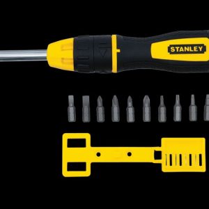 Bộ tuốc nơ vít đa năng đảo chiều 10 mũi Stanley STHT68010-8