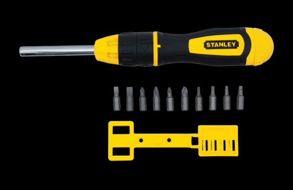 Bộ tuốc nơ vít đa năng đảo chiều 10 mũi Stanley STHT68010-8