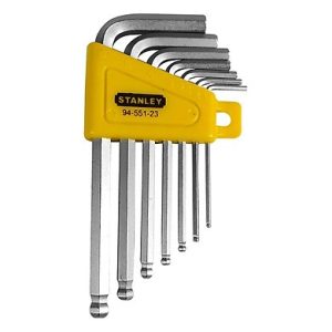 Bộ chìa vặn lục giác 8 chi tiết Stanley 69-263 T9/T10/T15/T20/T25/T 27/T30/T40